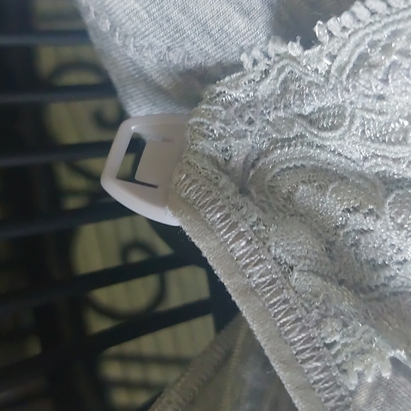 🌟HOST PICK🌟,GAP, Size L, Nursing Striped Lace-Trim Nightgown - Picture 7 of 9